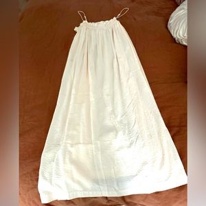 H&M light yellow (sheer) maxi dress